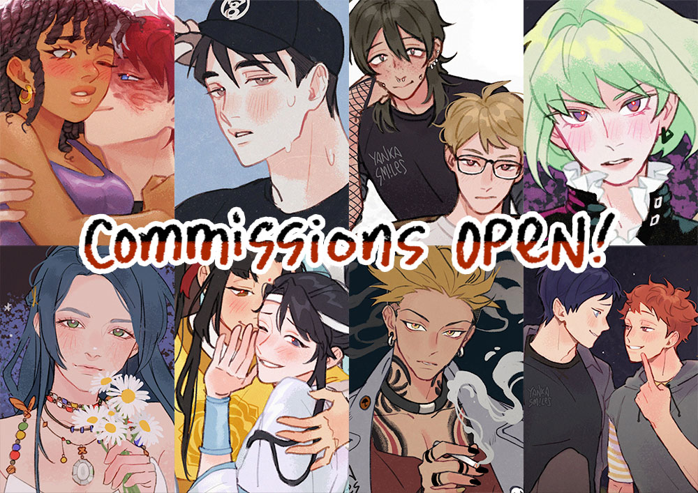 [RTs 💗] Opened some new comm slots! I've been able to draw more again lately thanks to my treatment and meds, and I'd be grateful if you could support me in my recovery🧎‍♀️

🎨ko-fi.com/yankasmiles/co…