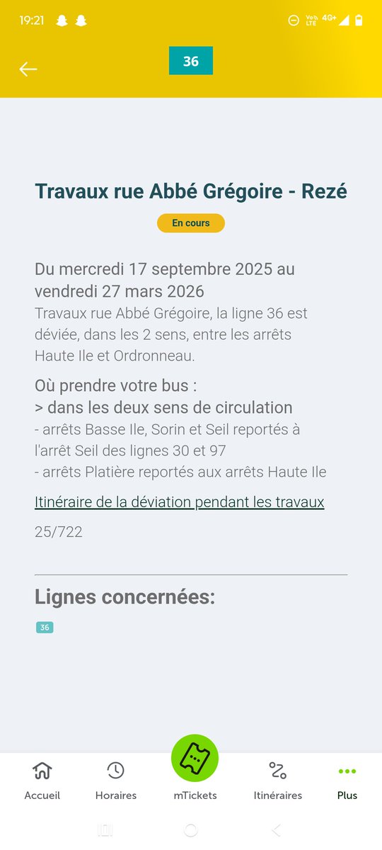 Bonsoir <a href="/Naolib_Direct/">Naolib</a>, je n'y comprends plus rien, mon bus 36 vient de faire le parcours normal via basse île mais dans le bus comme sur l'info en ligne ne correspondent pas à l'itinéraire du véhicule 😅
