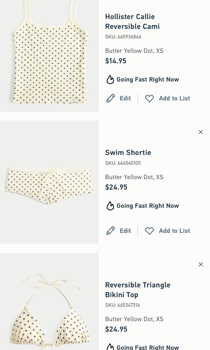 charmmycal's tweet image. new hollister dropssssss eeeeee~ ive been on a yellow kick lately