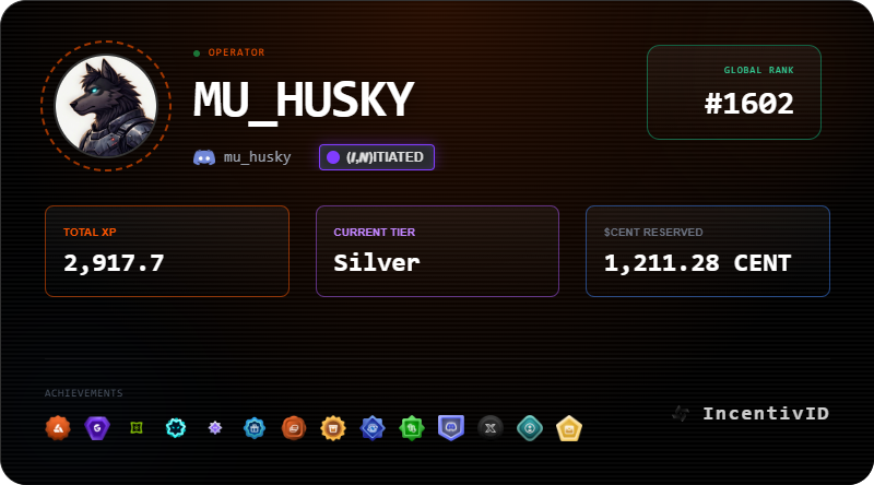 Hey Guys, Check out my <a href="/IncentivID/">IncentivID</a> Profile! 🚀

I know it not many but its honest work.

Lets see how things turn out.

Check yours now: incentiv-id.xyz
gIncentiv!!!
<a href="/Incentiv_net/">Incentiv</a> <a href="/shineDUDES/">shine</a>