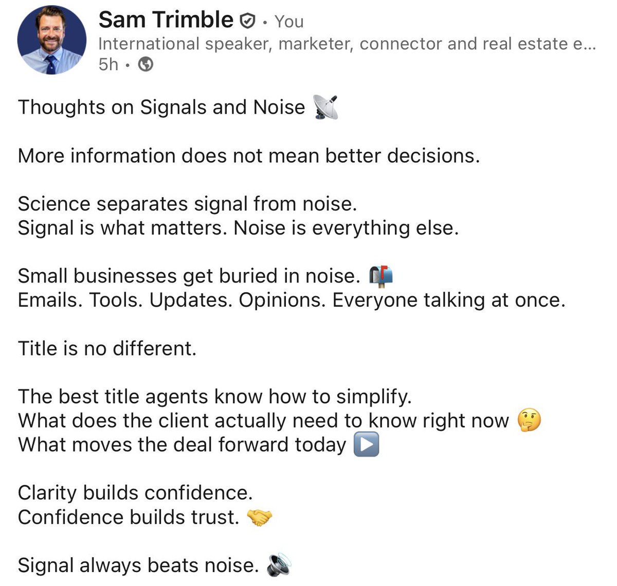 Sam Trimble tweet media