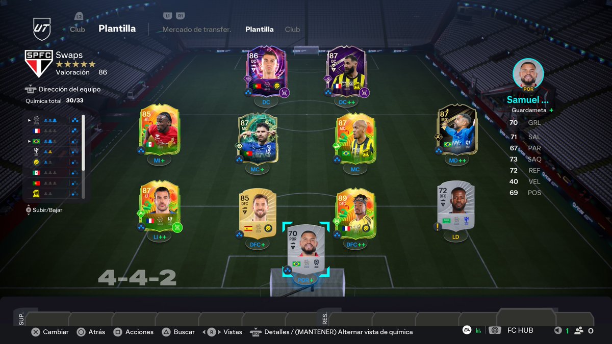 🏆 Cómo conseguir 5 tokens en 12 partidos de Squad Battles:

🎮 Jugar 3 partidos con 11 Platas de la Barclays WSL
🎮 Jugar 3 partidos con 11 Platas de la Liga F
🎮 Jugar 6 partidos con 11 jugadores de la ROSHN Saudí League de Primera Adquisión