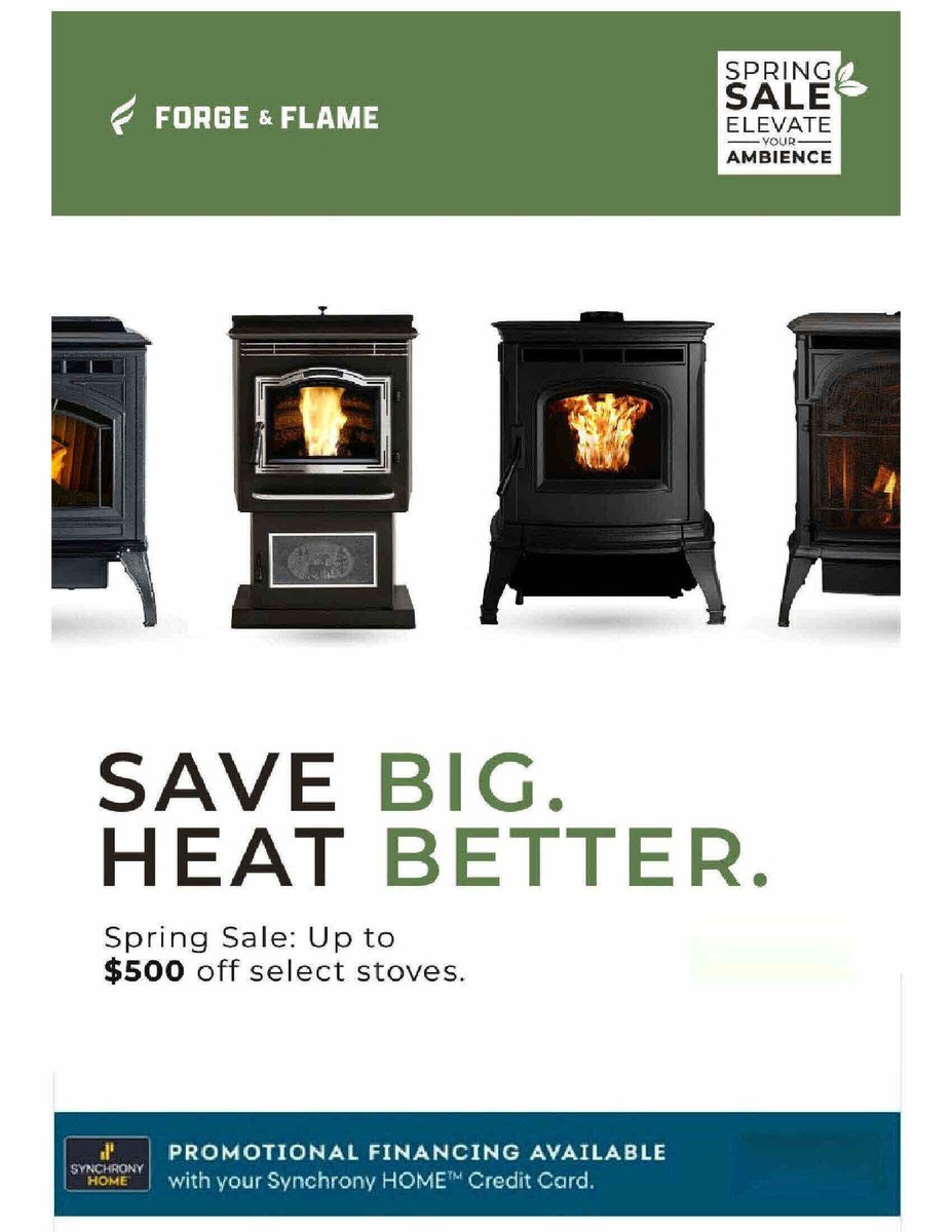 KilburysFeed's tweet photo. Ready for a new stove or to replace an old tired one? 3/6-4/5 take up to $500 off select models. Don't need it right now but want to be ready for next winter? Purchase with a down payment to lock in this deal. 12 months no interest also available. Stop and see us for more details https://t.co/Y7vt69dfZN