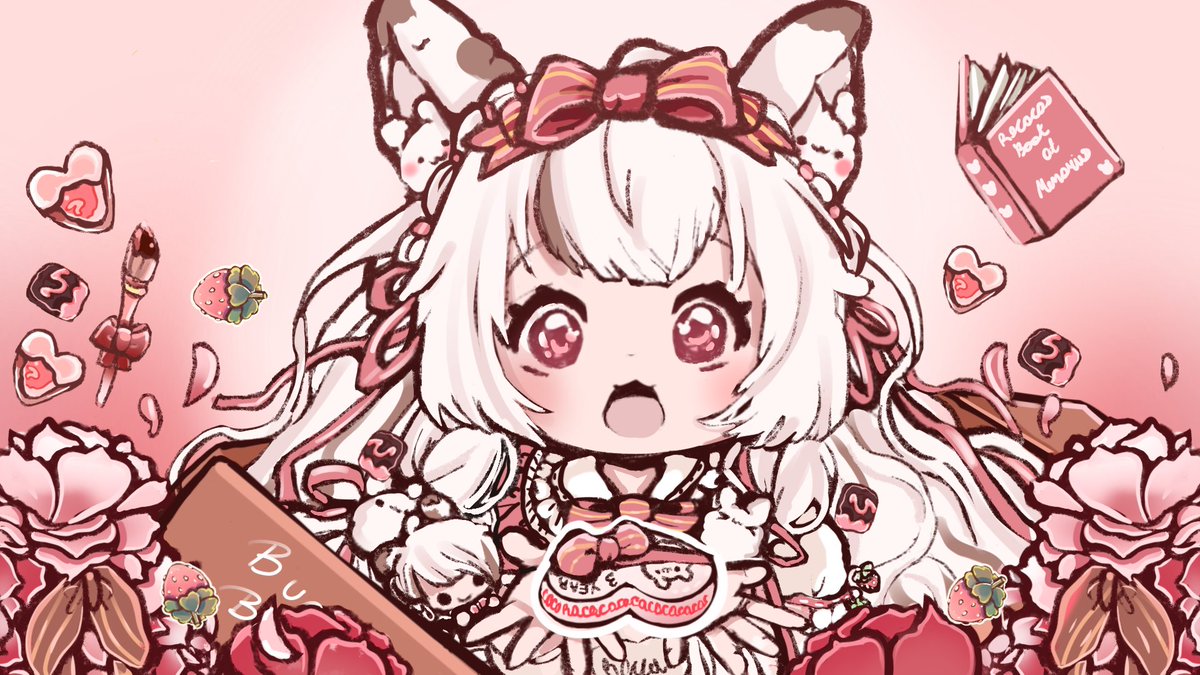 ꧁༒☬𝓡𝓸𝓬𝓸𝓬𝓸☬༒🍓🎀🐇 Arctic Hare Vtuber tweet media