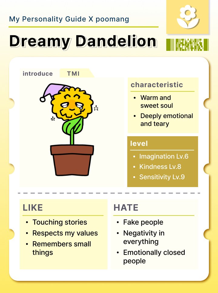 jnretzzz's tweet image. my personality guide  +  my bias  𖹭.ᐟ