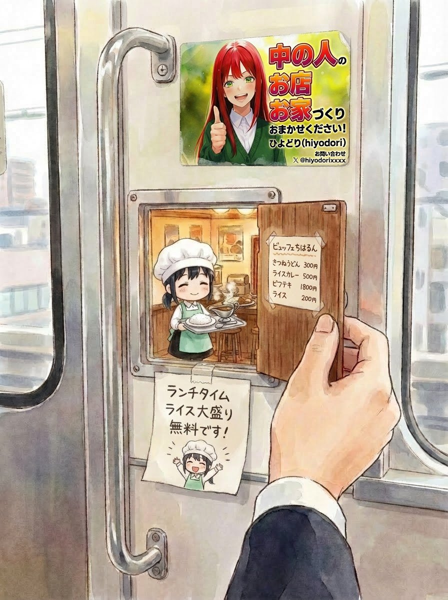 hiyodorixxxx's tweet photo. ちはるんの食堂車 https://t.co/6qlMyYZ81Q
