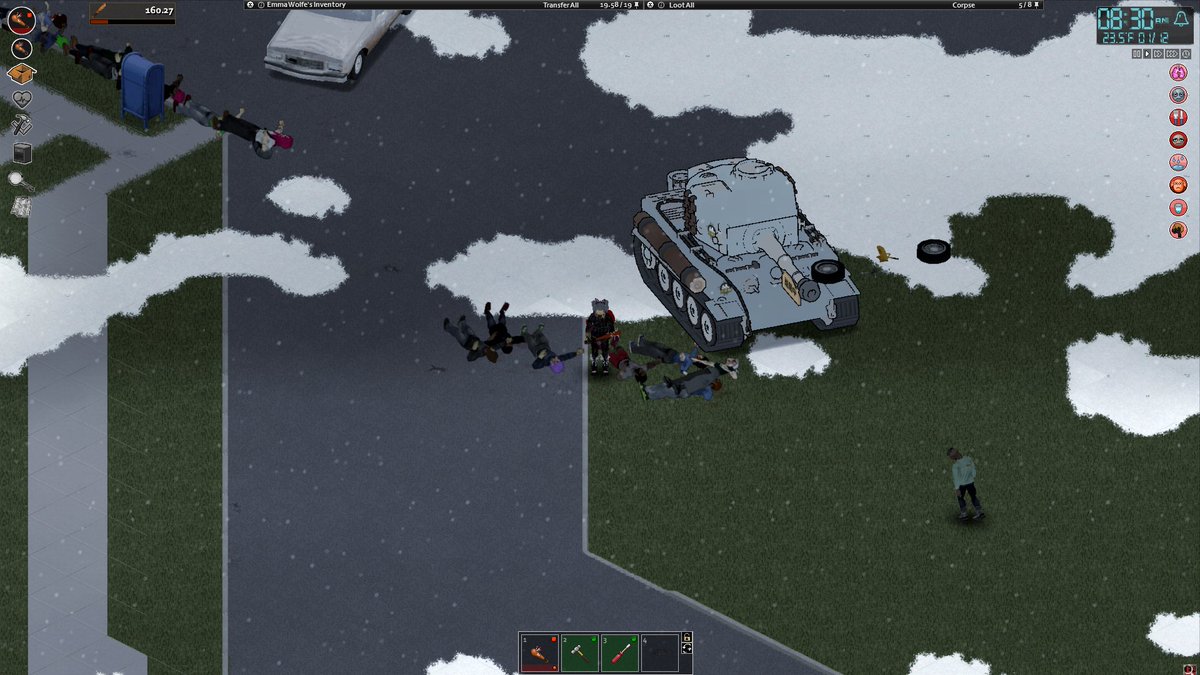 AliceLennui's tweet photo. This tank 
Ruined the entire run. https://t.co/YCCC8XtTze