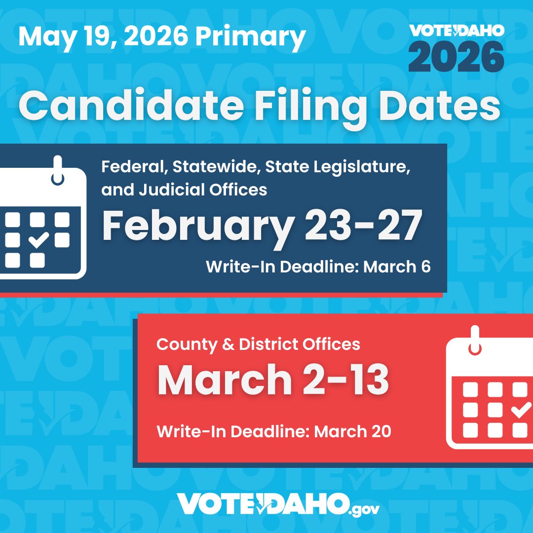 Idaho Secretary of State tweet media