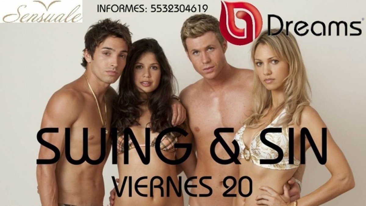 clubdreamssw's tweet photo. HOY SWING &amp; SIN EN DREAMS VIERNES 20 DE FEBRERO SHOW MASAJES PLAYROOM PAREJAS 1200 CONSUMO MÍNIMO 500 CALLE 16 S/N SAN PEDRO DE LOS PINOS INFORMES 5532304619 UBICACION https://t.co/6WUW1a8Br1…
#swingersméxico #swingers #sw #therealswingers https://t.co/2PzklvrorZ