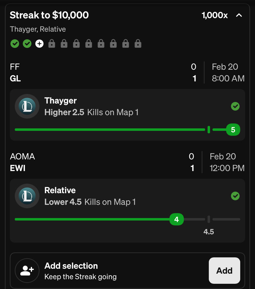 Cash The Esports Starter✅✅😈
We back on that road let’s ride 💥💥💥🦈
10 likes for day 3☢️☢️

#NBA #GamblingX 
#Prizepickslocks #TrendingNow #Nhl #Underdog #Bettingtips #FGM