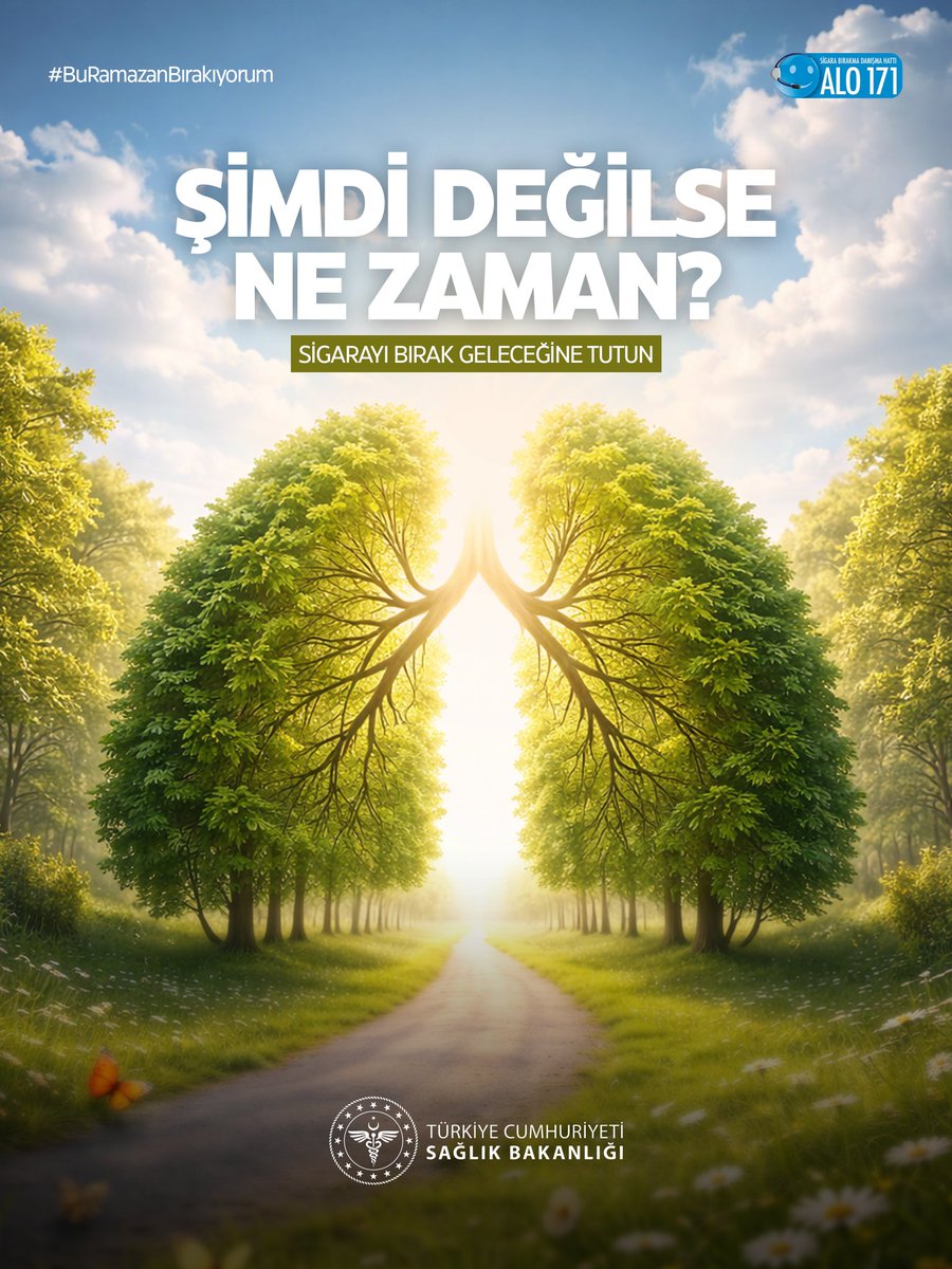 Tütün ve tütün ürünleri; kalp hastalıkları, kanser ve solunum yolu sorunları gibi ciddi rahatsızlıklara neden olur. 
#BuRamazanBırakıyorum
#MilatOlsun
