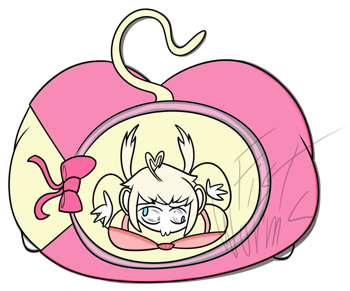 commission for A Discord user of their OC being flattened