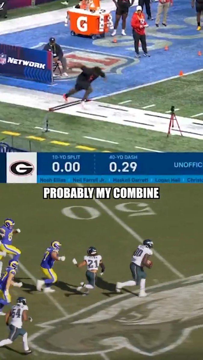 Jordan Davis channeled his 40-yard dash speed on his blocked FG touchdown return against the Rams 💨
2026 NFL Combine starts Feb. 26 on @nflnetwork
Stream on @NFLPlus