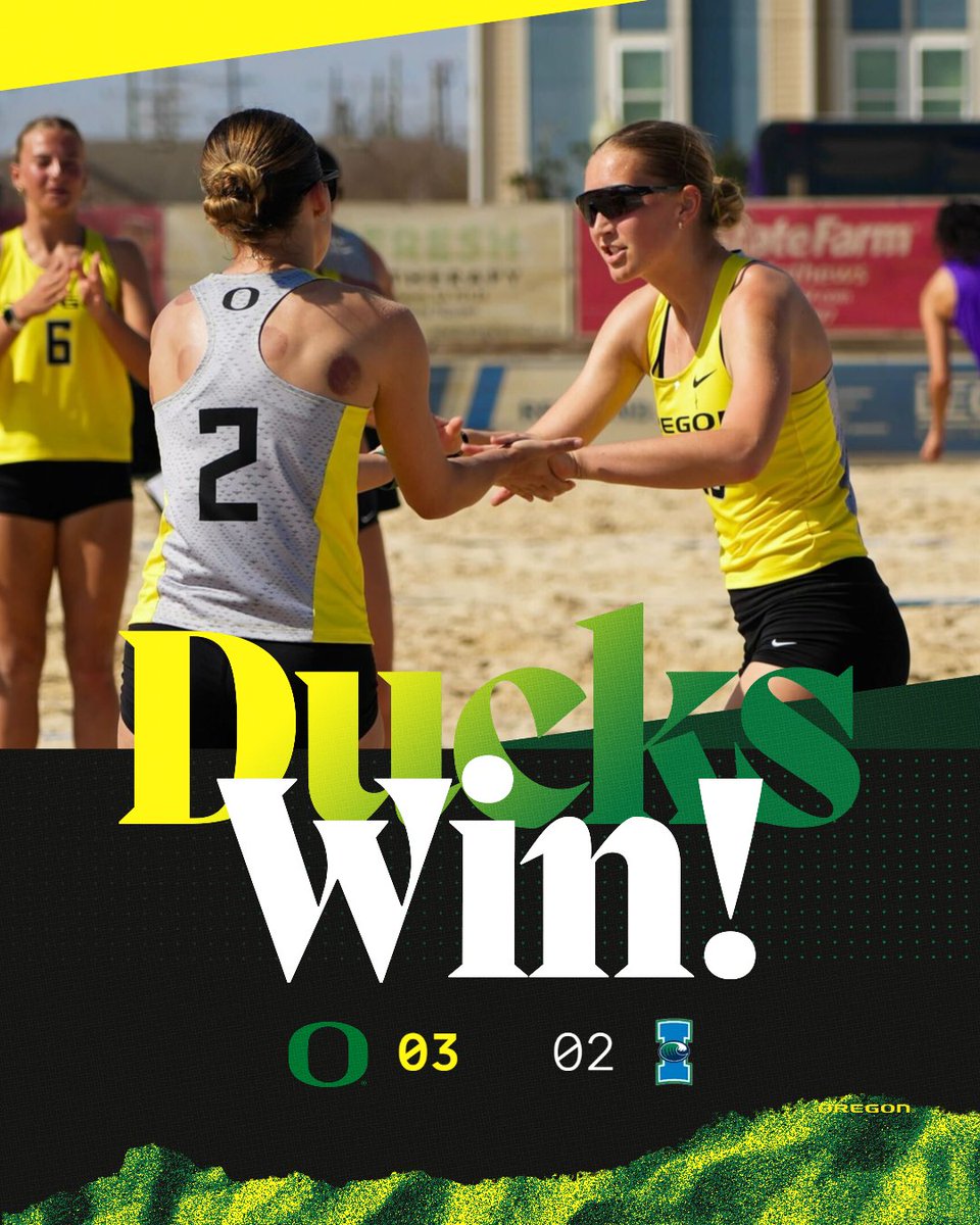 Oregon Beach Volleyball tweet media