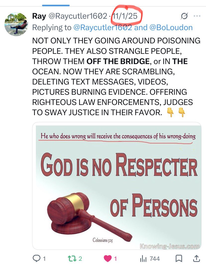 Raycutler1602's tweet photo. @DavidJHarrisJr AT LEAST HE CUT THEIR HEAD,THROW AWAY THE BODIES.
THE SEX TRAFFICKING RING/ SEX CULT MY EVIL, WICKED SISTER ARE PART OF. MORE EVIL THAN EPSTEIN. NOT ONLY CUTTING THEIR HEADS.THEY SACRIFICE THEM, CUT THEM PIECE BY PEICE, EAT THEM, DRINK THEIR BLOOD. EVEN BERRIED THEM ALIVE👇MAGA‼️ https://t.co/AoJ4LmMQHm