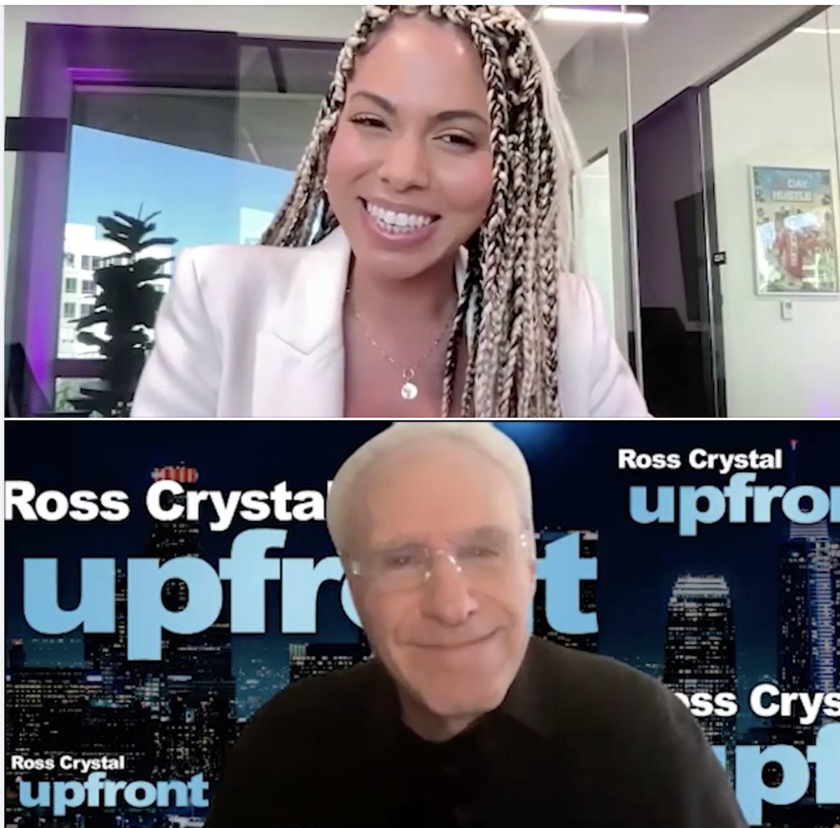 showbizexpress's tweet photo. Singer-songwriter Michelle Delamor co-host and creator of the Amazon Prime reality competition series "60 Day Hustle," joins "Ross Crystal Showbiz Upfront," to talk about entrepreneurship and business success. 
Watch: https://t.co/sOOhzpyWAc
Listen: https://t.co/wVahBFamur https://t.co/OGH6yROBt8