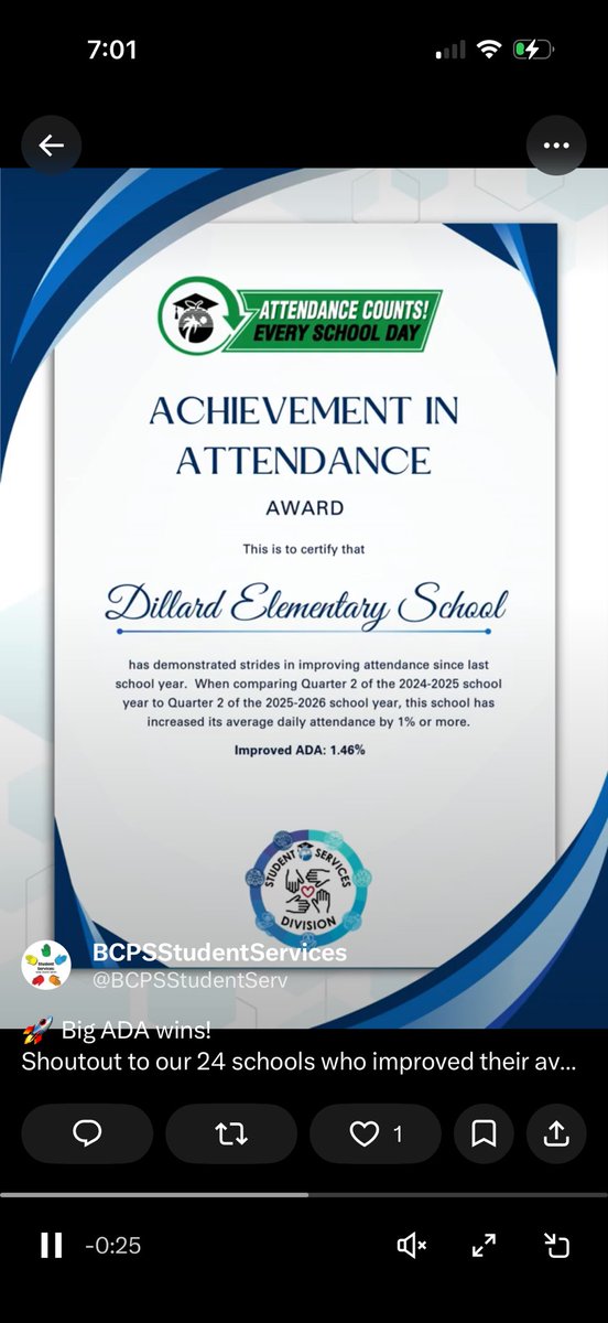 Dillard Elementary tweet media