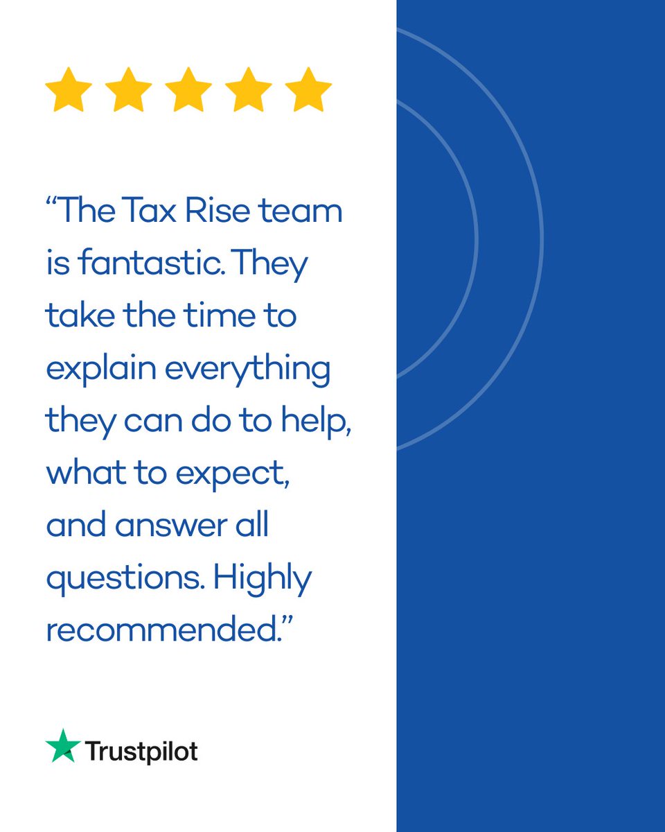 TaxRise's tweet photo. At TaxRise, we work towards the best resolution for every client, every time! Read about Gina's positive experience while working with TaxRise. 

#taxrelief #taxresolution #testimonial https://t.co/sn7EV3R2ix