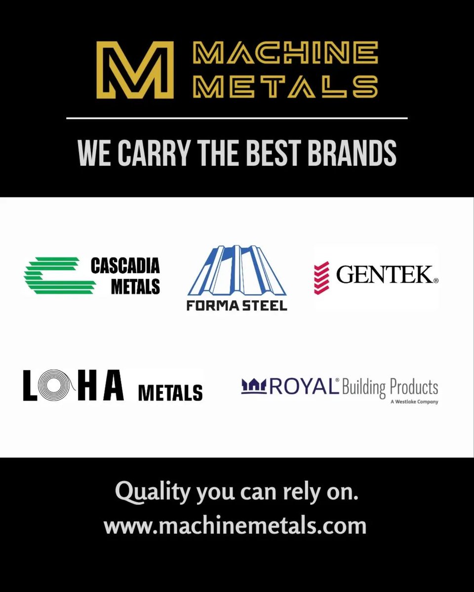 MachineMetals's tweet image. We don't just bend metal; we source the best in the business. 🛠️ We carry the brands that pros trust. 🦾

#MachineMetals #MetalBending #MetalExperts #CustomMetal #YQL