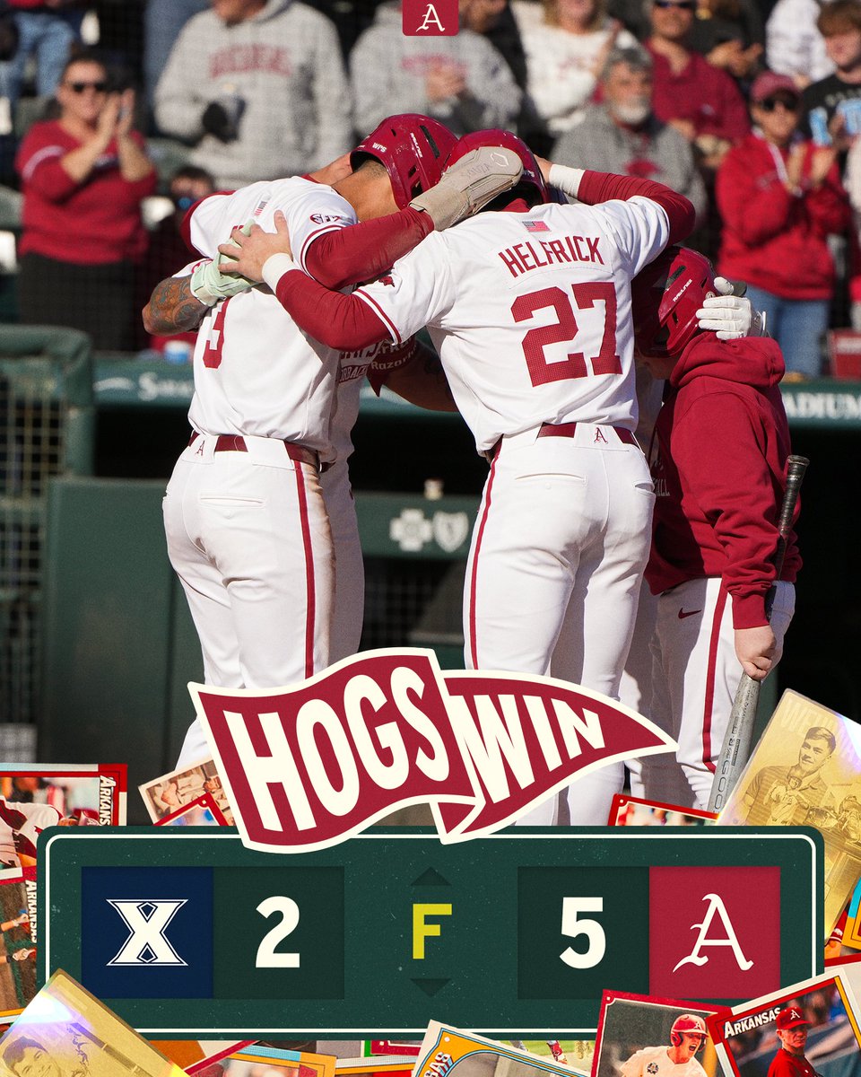 RazorbackBSB's tweet photo. HOGS WIN! https://t.co/dJz0oodHzY