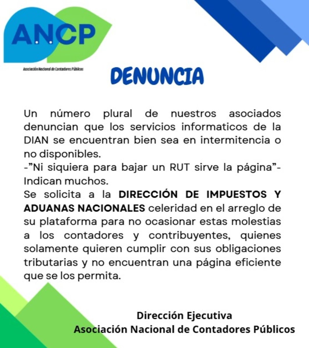 Asociación Nacional de Contadores Públicos tweet media