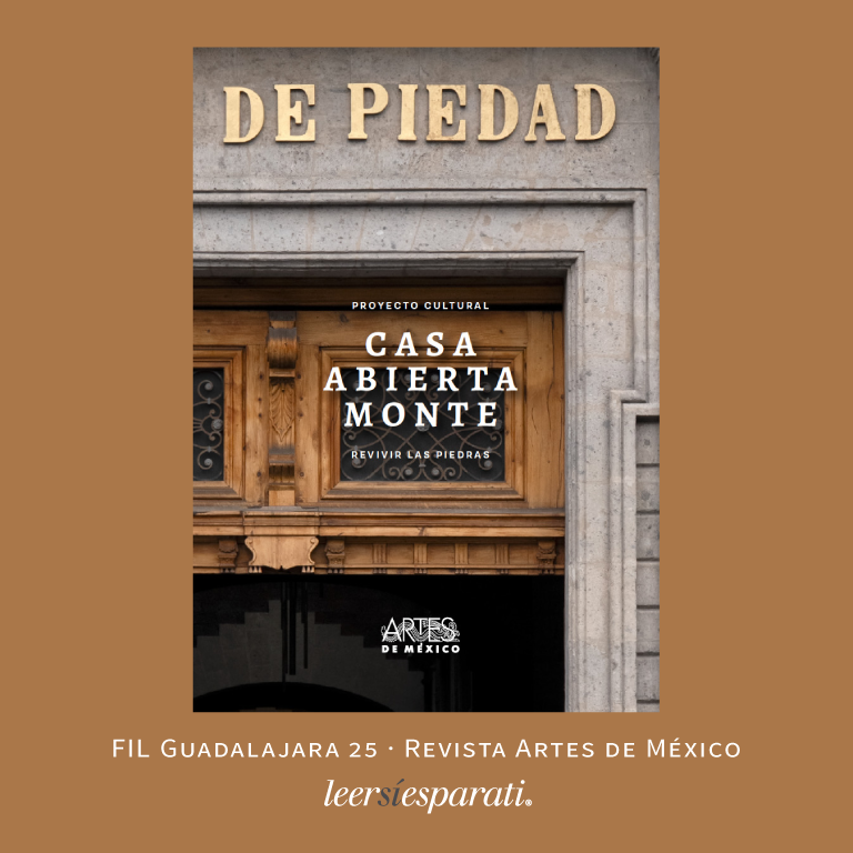 El domingo 30 de noviembre se presentó la revista libro “Proyecto cultural Casa Abierta Monte · Revivir las piedras”, de @ArtesdeMexico en la <a href="/FILGuadalajara/">FIL Guadalajara</a> 25. #Leer #Escribir #Revistas #Libros #CasaAbiertaMonte #FIL25 #FelizViernes