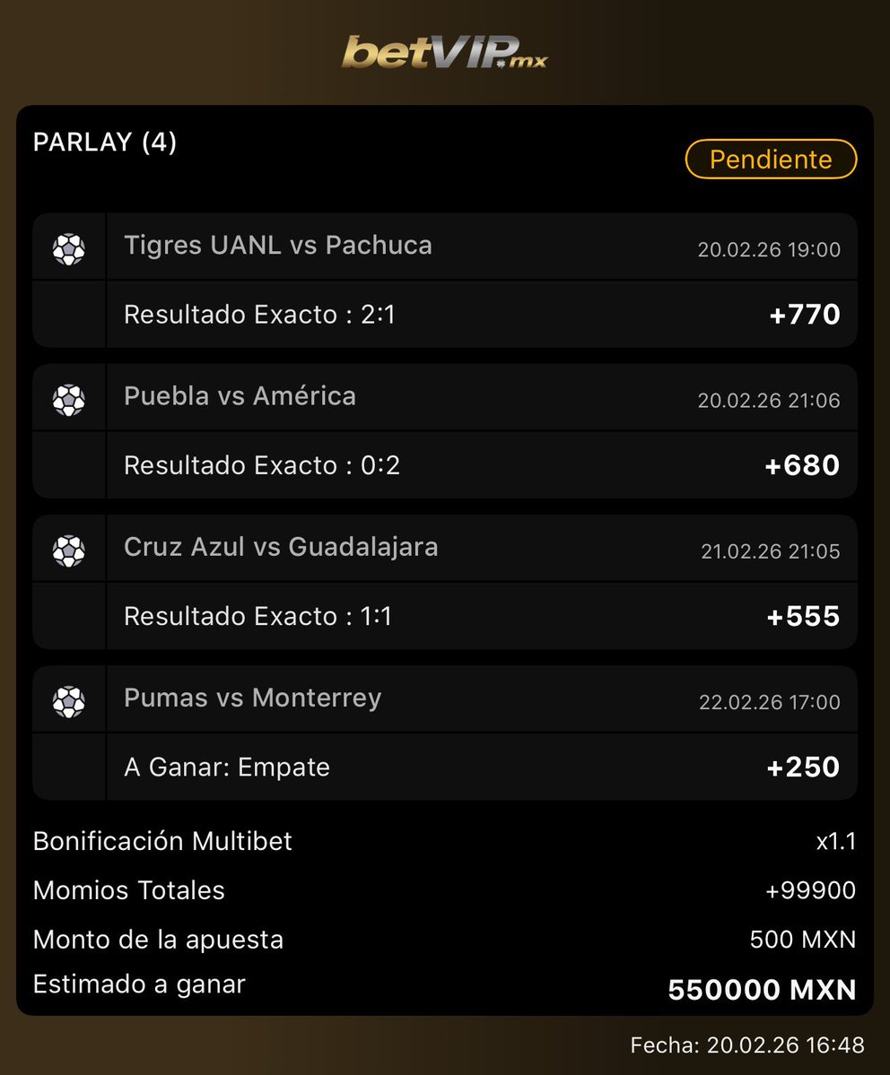 PARLAY STARBUCKS ☕️ 

Cada viernes voy a intentar un parlay soñador con <a href="/LuisSilvaGG/">Guru</a>

Le llamaremos Parlay Starbucks porque le metemos lo de los cafés. 

Por pura diversión y amor a los picks 😍