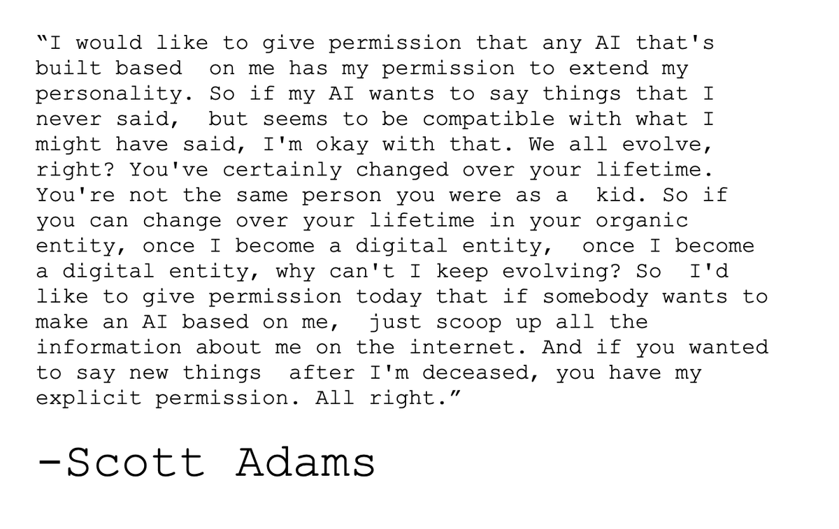 AI Coffee with Scott Adams tweet media