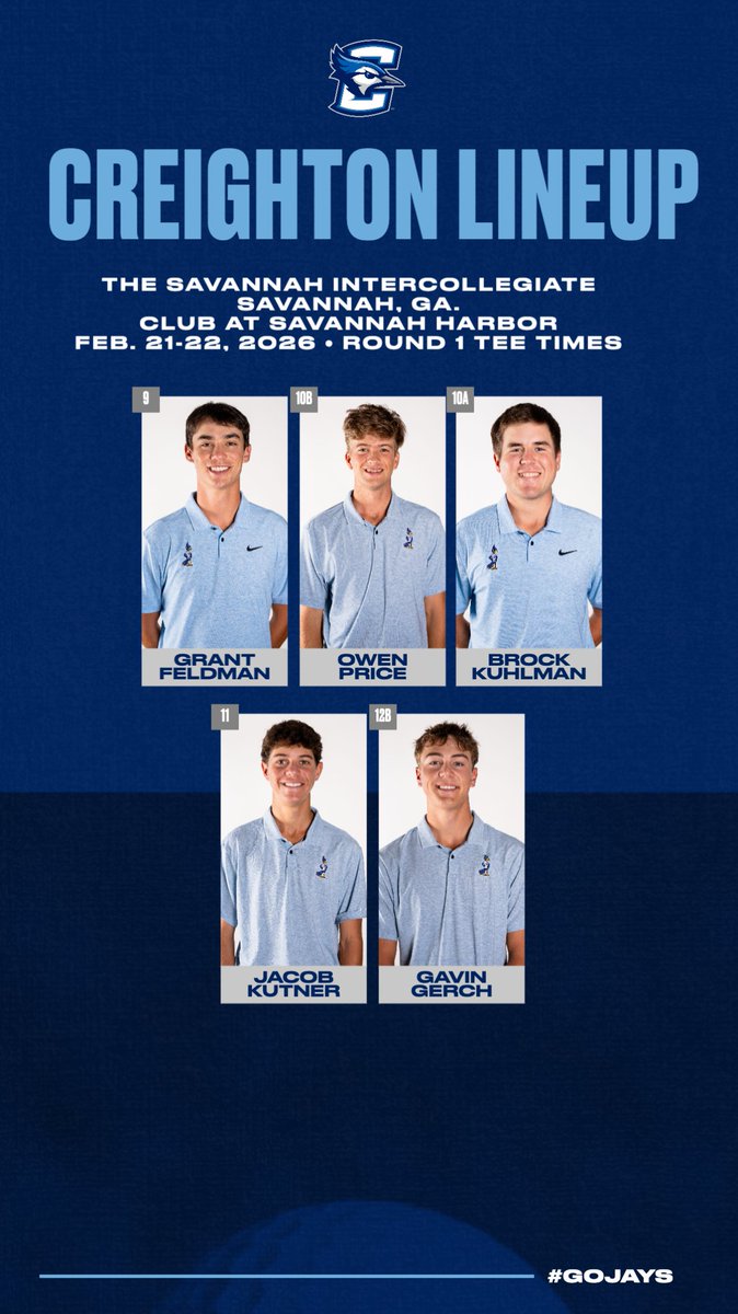 Creighton Men's Golf tweet media
