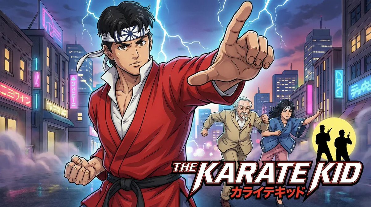 Oh, the old Karate Kid cartoon...