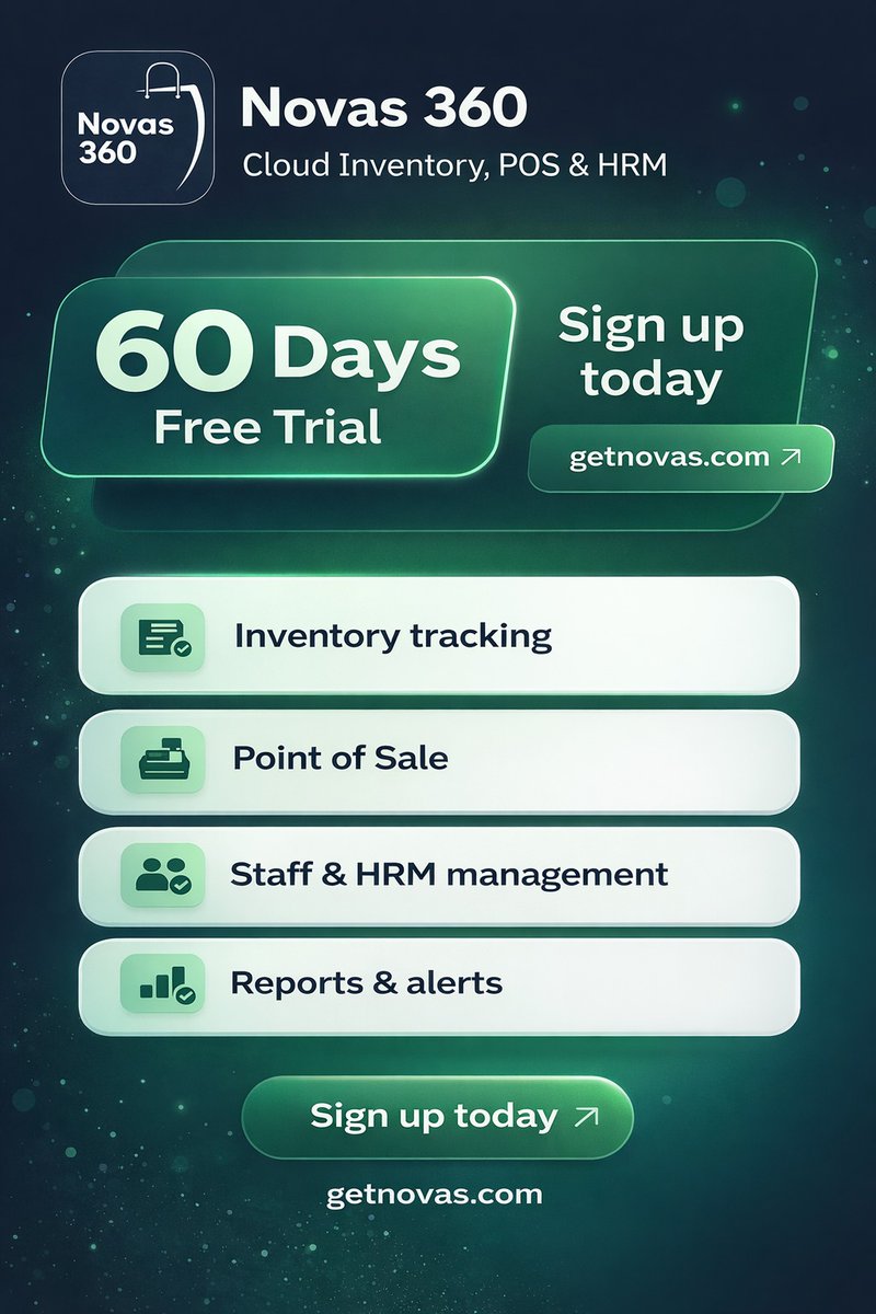 Novas 360 - Inventory MGT & POS Software tweet media