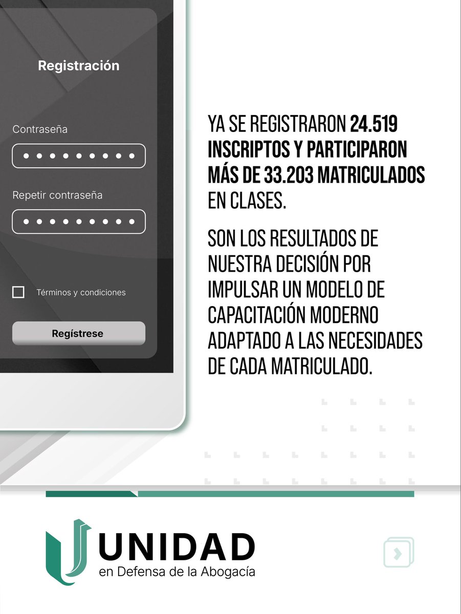 Unidad en Defensa de la Abogacía tweet media