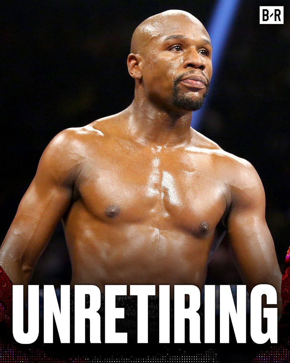BleacherReport's tweet image. 48-year-old Floyd Mayweather has announced that he will be coming out of retirement after his exhibition with Mike Tyson

Floyd was 50-0 before retiring in 2017 👀