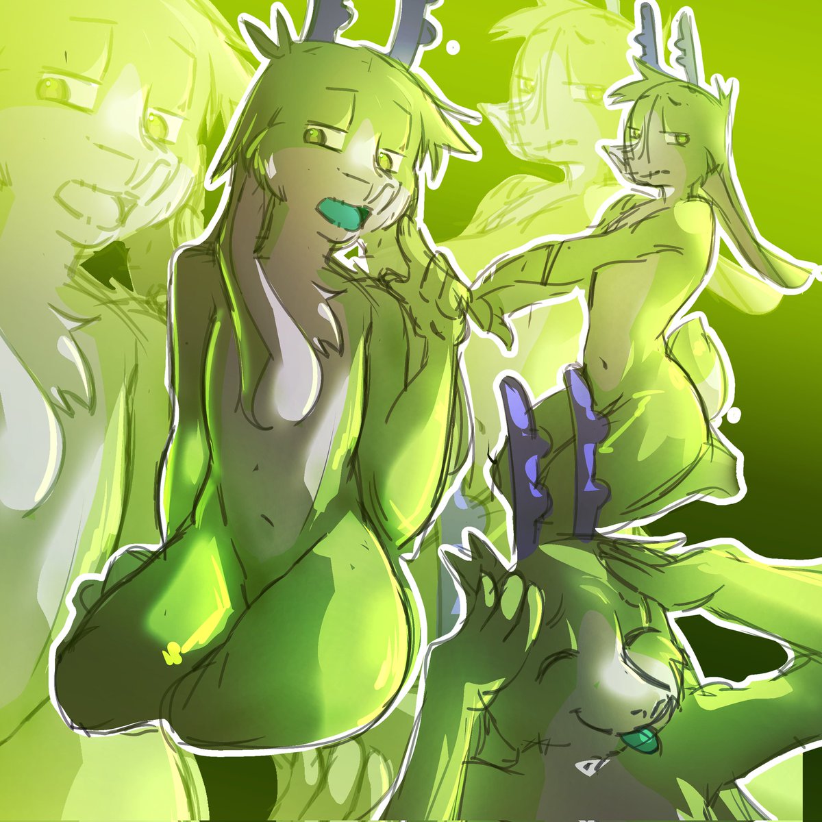 Fatigue is green because she can be placed there