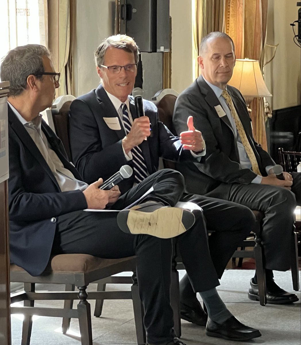 TedGaines's tweet photo. Thanks to @PacificResearch for inviting me to their CA Ideas in Action Conference. I served on a panel about CA’s insurance challenges &amp; wildfires. Had a great convo w/Rex Frazier with Personal Insurance Federation, Steve Maviglio with Forza Communications &amp; PRI’s Steve Greenhut. https://t.co/qanHZHpXOc