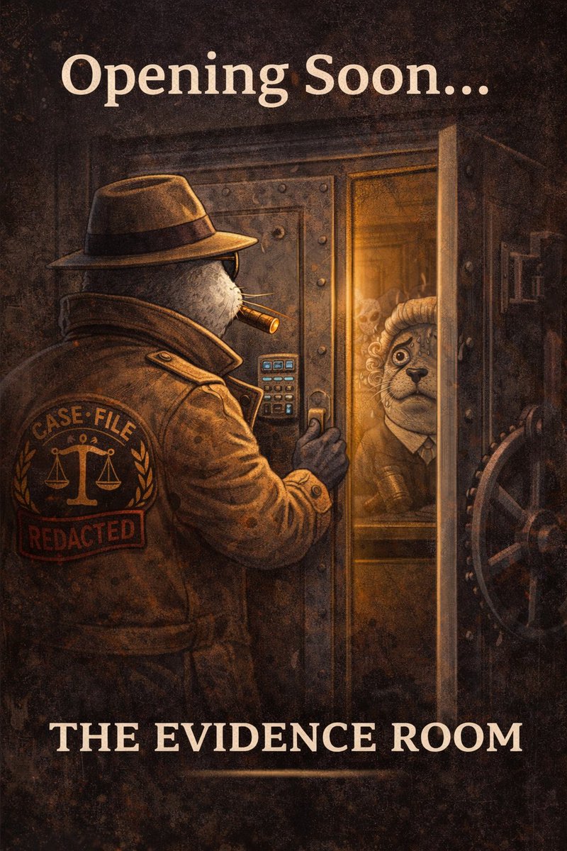 SirRDeBanksIII's tweet photo. The courtroom was just the beginning.
The real evidence?
It’s inside the vault.
📂 The Evidence Room
Launching soon on Telegram.
If you want the files before they’re
“sealed” again… you know where to be.
⚖️🦭
#TheEvidenceRoom #SubpoenaSam #CaseFiles #EvidenceMatters #Unredacted #TelegramChannel #TruthDrops #VaultOpening #MemeLore