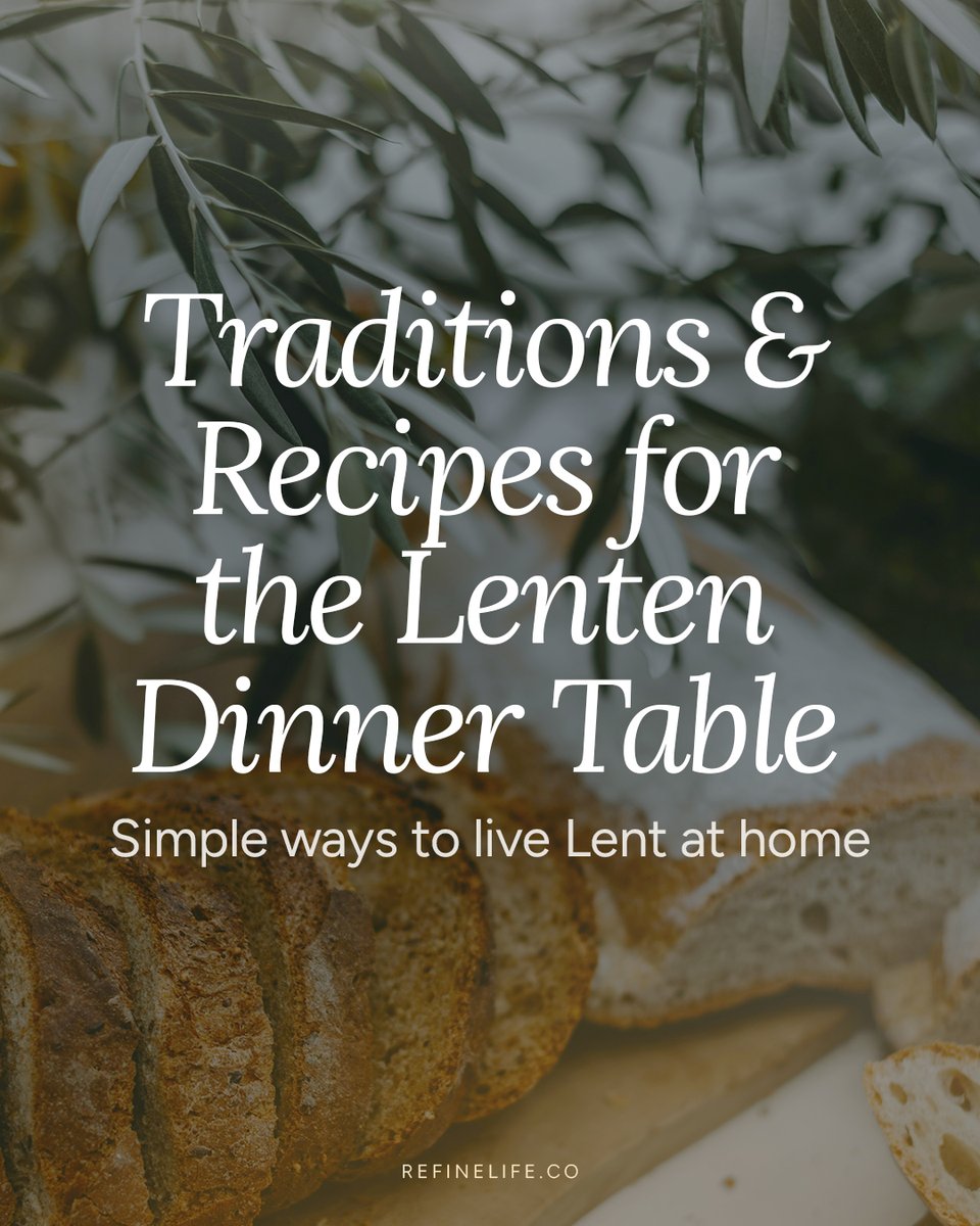 LivingRefine's tweet photo. Treat every meal as an opportunity to grow in faith. ✝️

Looking for more ways to observe Lent? 

Check these out 👇

https://t.co/WVtDjTjINk https://t.co/EN2ek9MyYK