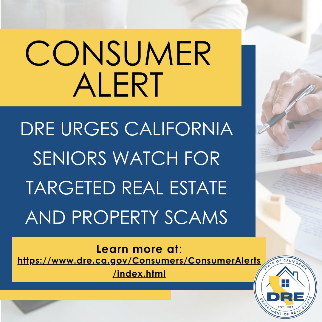 California Department of Real Estate tweet media