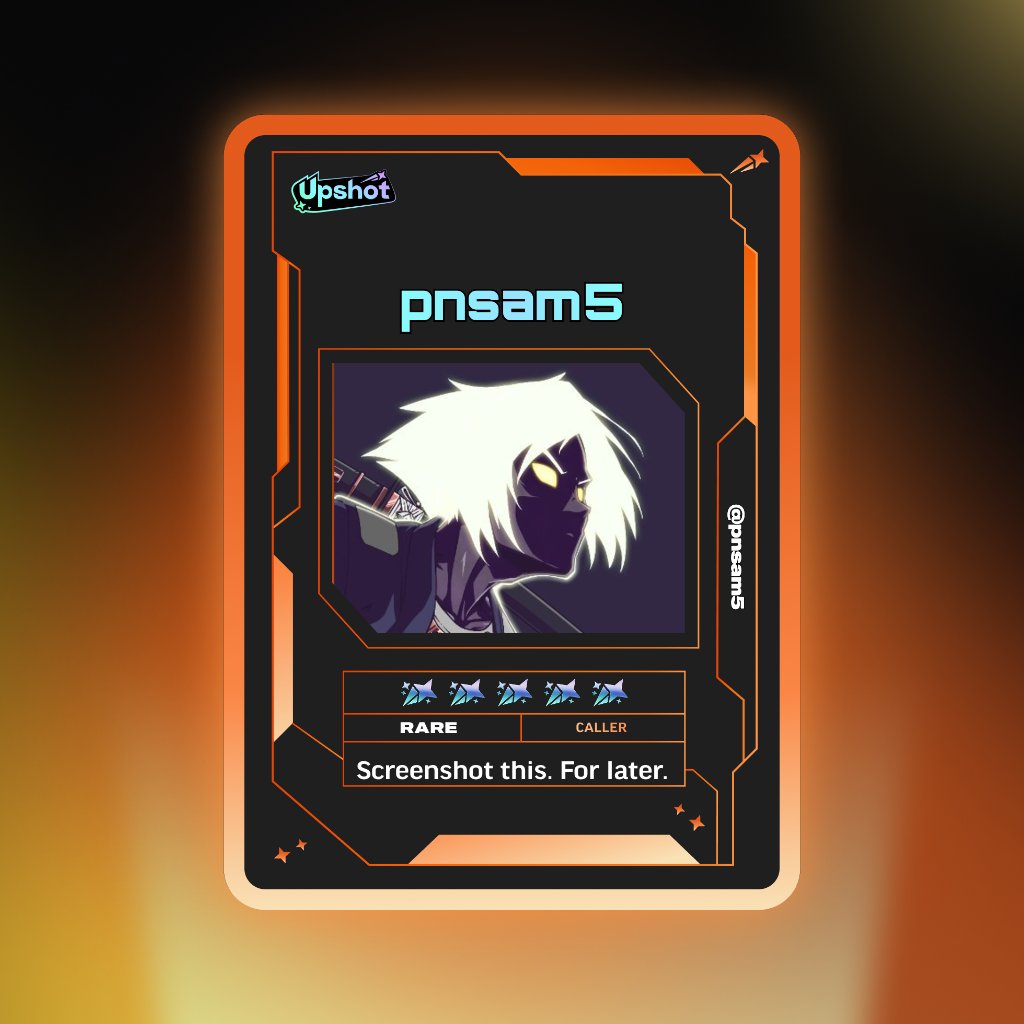 Just ripped my Predictor Card!

Ready to claim instant cash prizes, free packs and more.

Welcome to Prediction Play on <a href="/upshot_cards/">Upshot</a>

Your turn
beta.upshot.cards/?code=e01e95ae