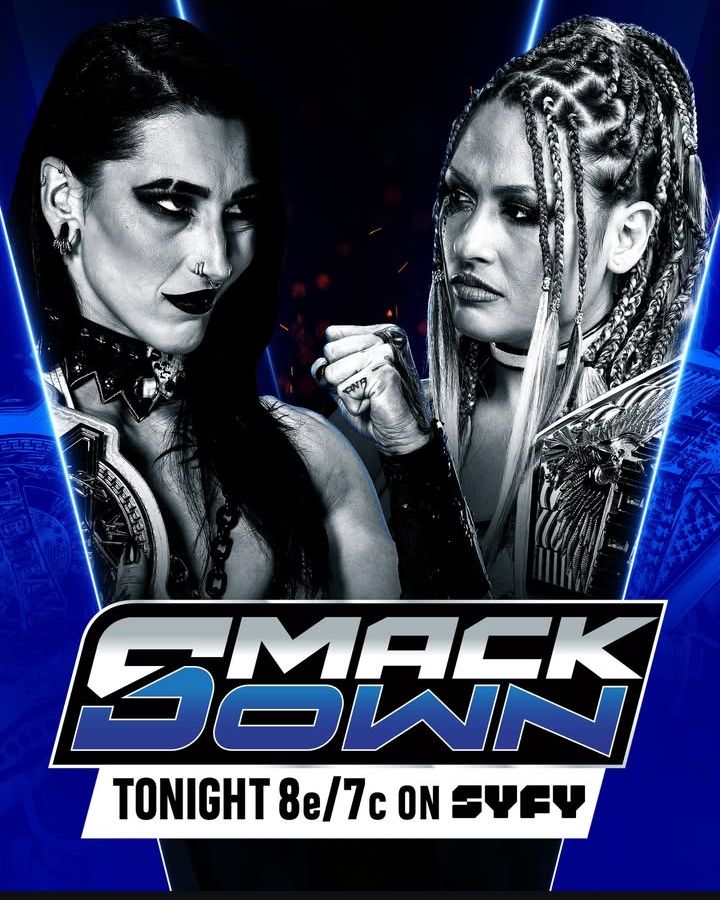 GiuliaHQ's tweet photo. @giulia0221g will be on #SmackDown tonight facing off against @RheaRipley_WWE !! https://t.co/2SORJcheL7