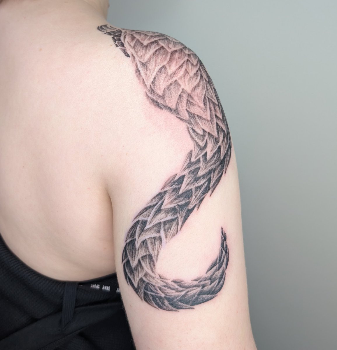 i got another pangolin tattoo!