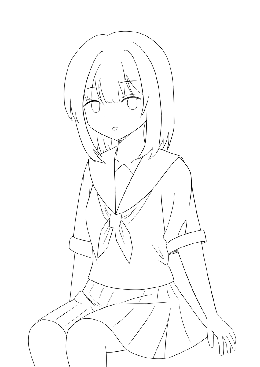 落書き　JKちゃん