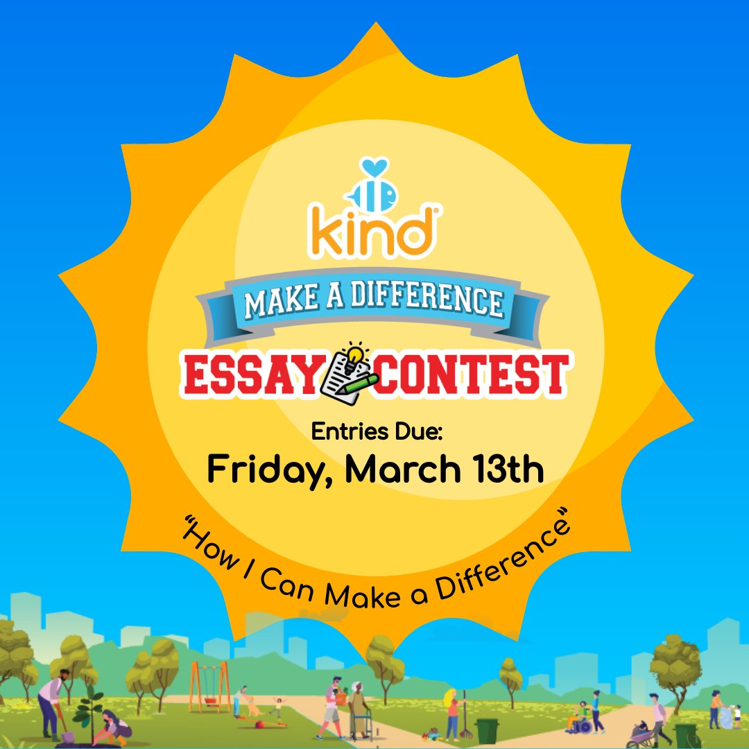 🌈 Turn kindness into action!

The Make a Difference Essay Contest invites students to explore how they can positively impact their community, plus access to free writing templates and resources.

📝 Entries due March 13th: na2.hubs.ly/H03pZLl0

#EssayContest #BeKind