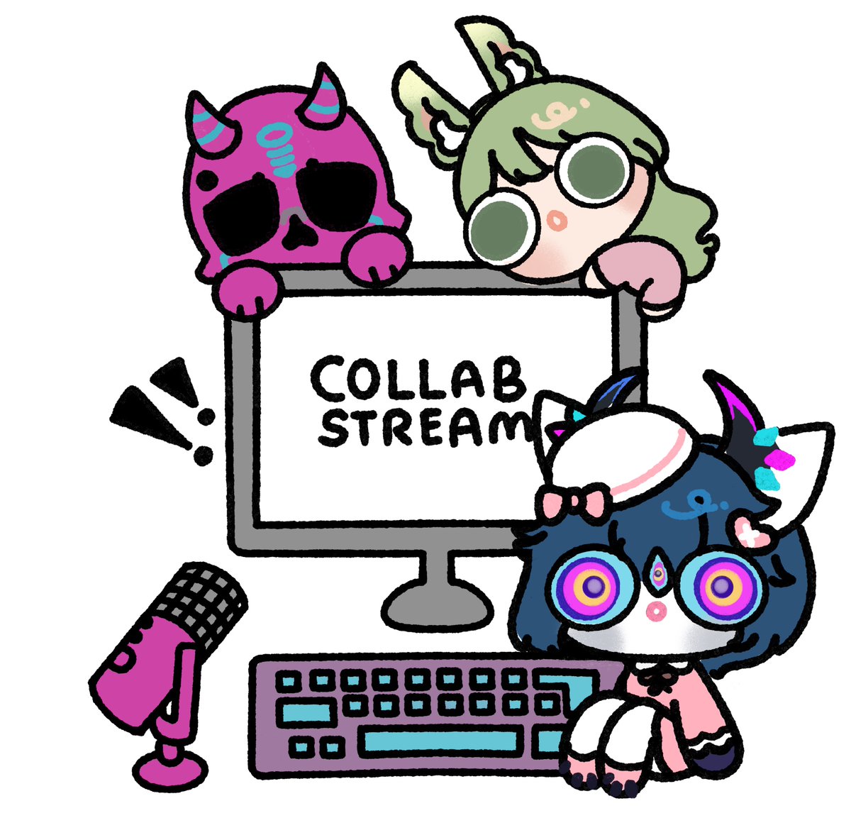 Good evening, Voidlings!

Hope everyone is having an amazing Friday. I had a great day and got a milkshake after work~

Tonight is UwUligan night! Be sure to come hang out with us at 7:30 PM EST. Come see <a href="/SaturnPunk_/">🪐💀SaturnPunk_💀🪐 || PNGtuber✨️</a> <a href="/Nephrite_Dreams/">Neph 💚🐇 EN Vtuber</a> and myself play UNO!