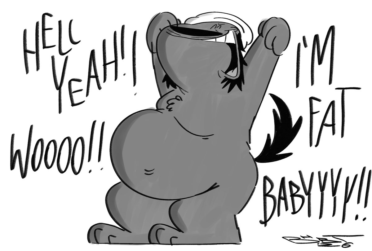 HAPPY FAT BOI FRIDAY, FATTIEZ!!

#cartoonart #illustration #digitalart #anthroart #furryart