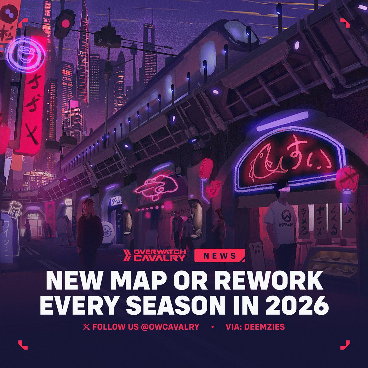 New &amp; Updated Core Maps in #Overwatch 🗺️

Alec Dawson told <a href="/DeemziesTV/">Deemzies</a> that the team is prioritising core maps this year, with every season introducing either a new map or a rework.