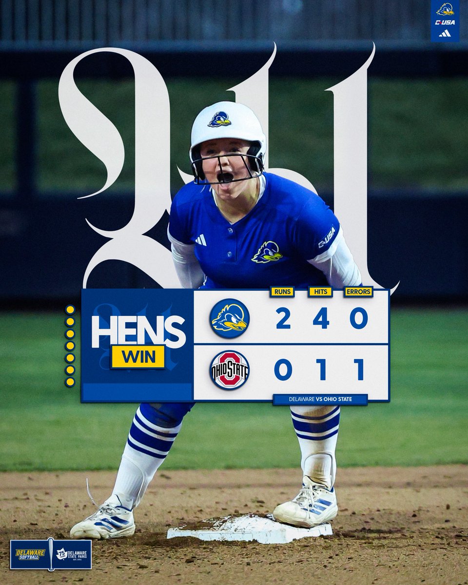 Delaware Softball tweet media