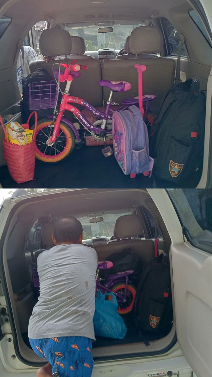 ramahlina's tweet photo. jaman masih gadiss sering banget bayangin suasana / nuansa punya anak terus dianterin mudik/acara nenek/kakek . Eeh ayena terkabul wk bayanginya persis ke gini https://t.co/FGjxcs45OI