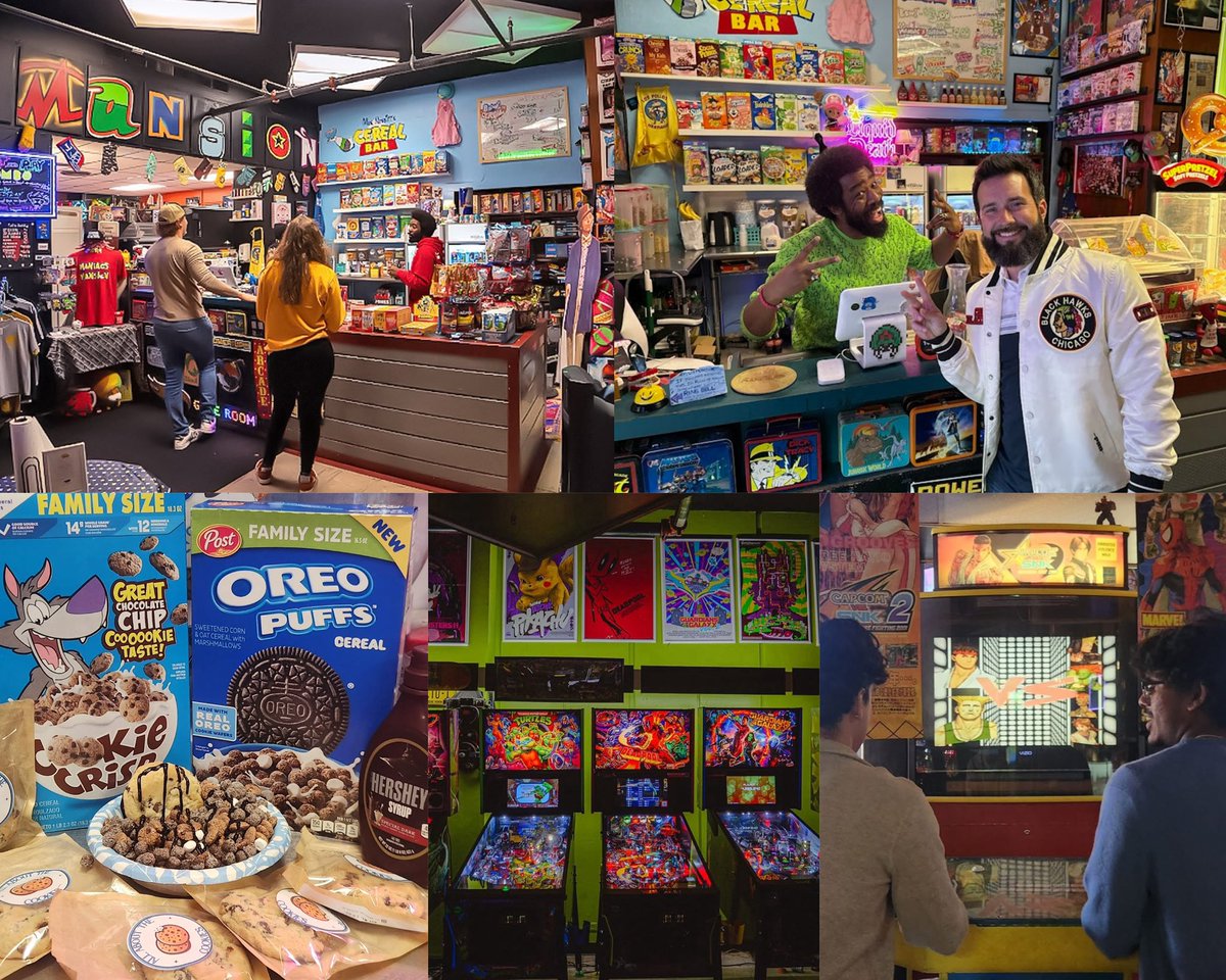 A Black-owned Retro Arcade and Cereal Bar in Texas

Maniac’s Mansion | 710 8th St, Wichita Falls, TX 76301