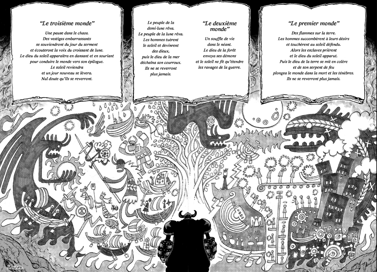 0nePieceNews_'s tweet photo. 🚨 Il y a plus d'un an, Eiichiro Oda nous offrait cette planche iconique dans One Piece... https://t.co/YWSF4ZvDHZ